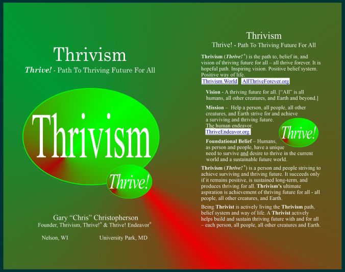 New Thrivism book